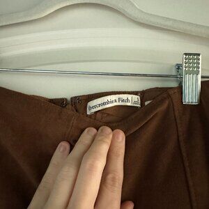 Abercrombie & Fitch suede mini skirt - size s